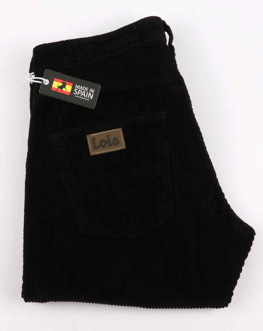 Lois Terrace Regular Taper Fit Jumbo Cords - Black