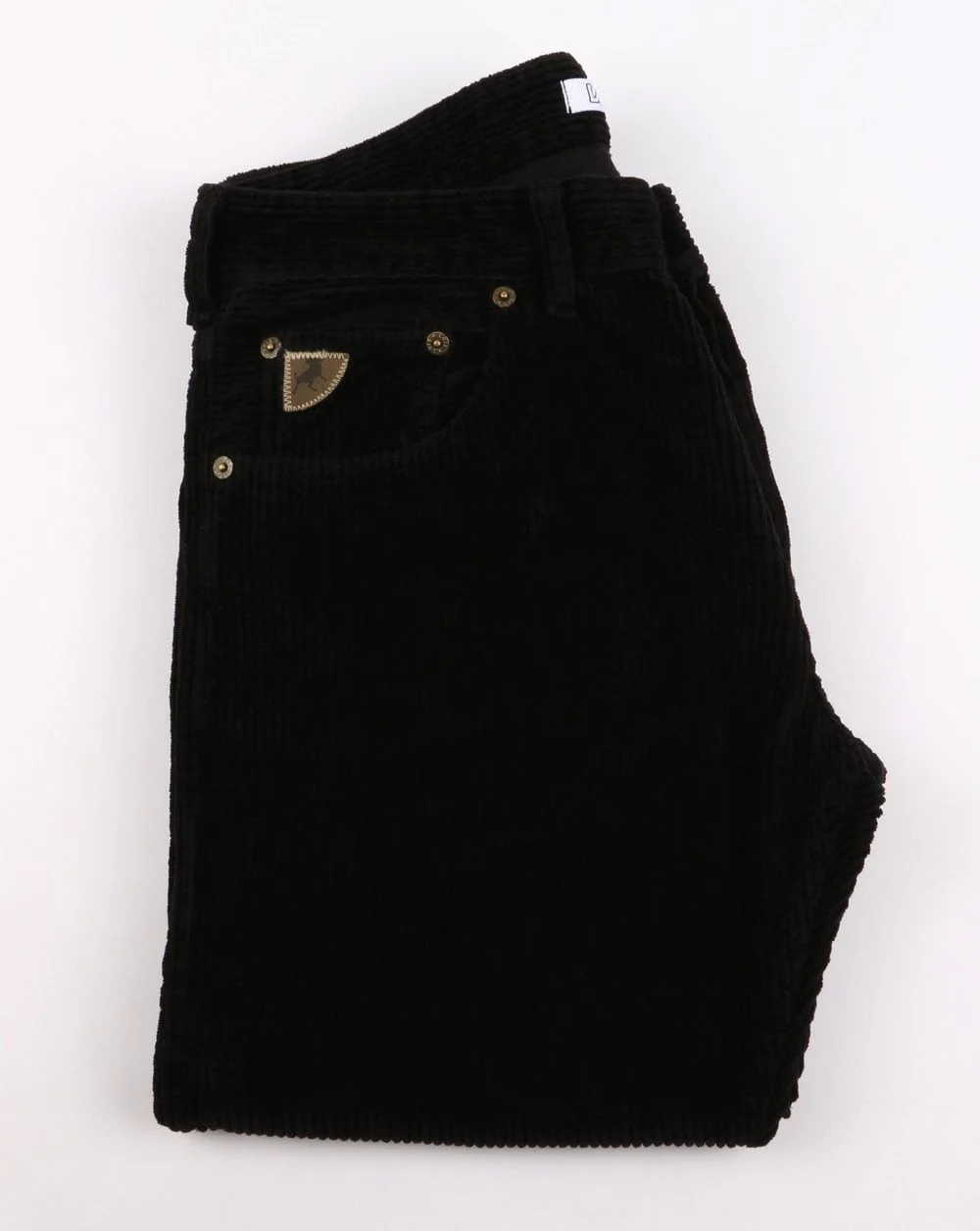 Lois Terrace Regular Taper Fit Jumbo Cords - Black - Image 2