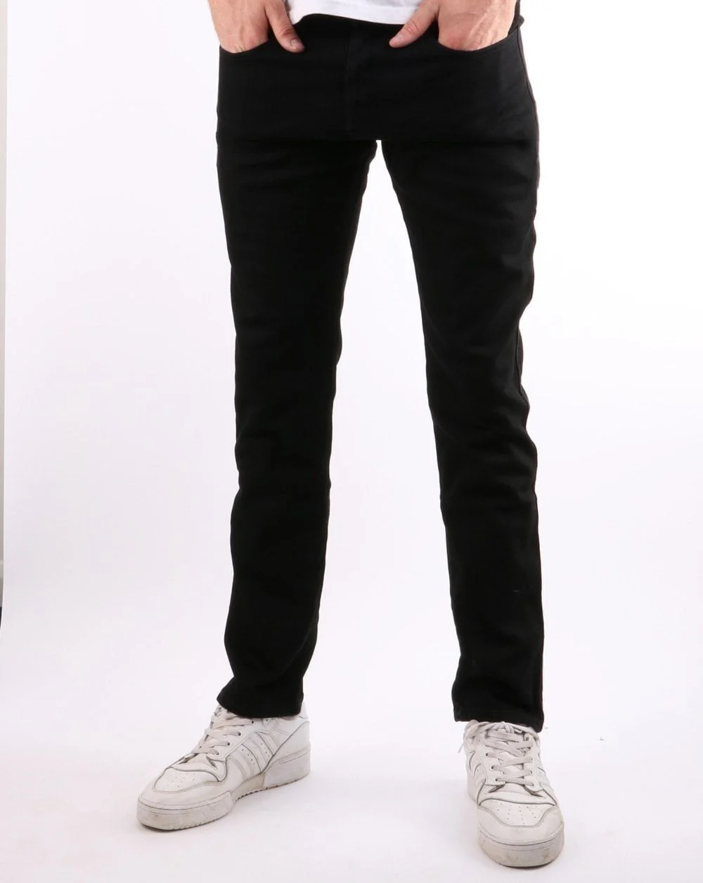 Lois Terrace Regular Taper Jeans Black