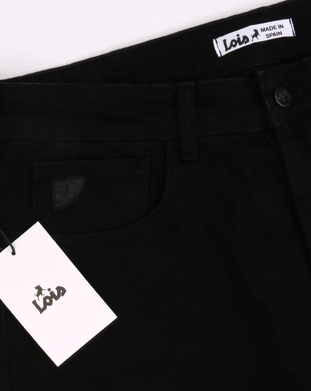 Lois Terrace Regular Taper Jeans Black - Image 2