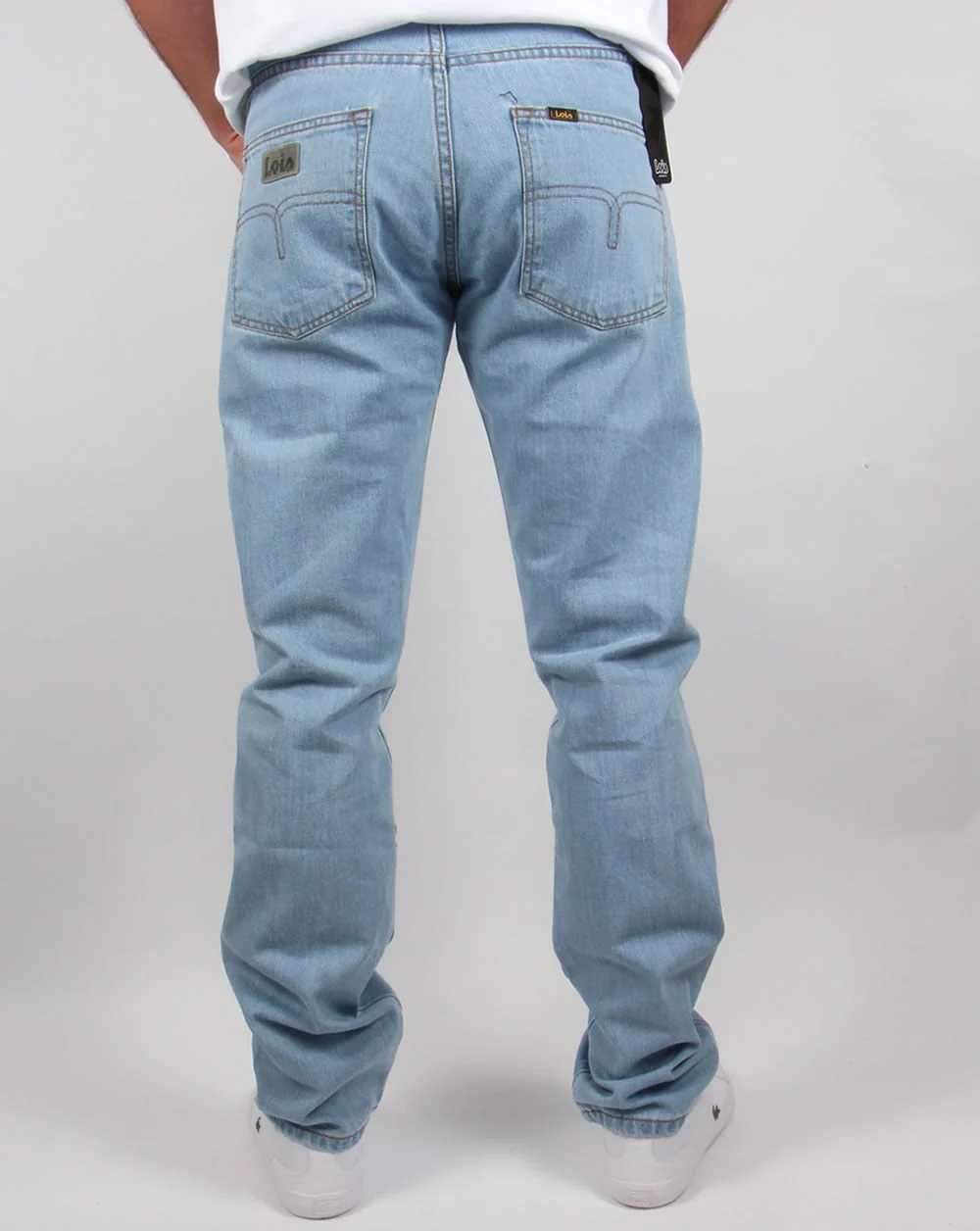 Lois Terrace Regular Taper Jeans Bleach Wash - Image 2