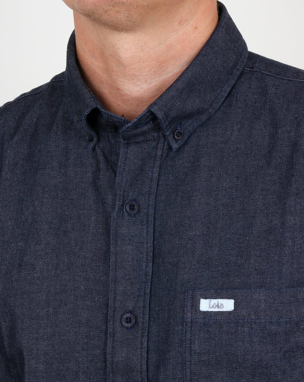 Lois Thom Denim Shirt Indigo - Image 2
