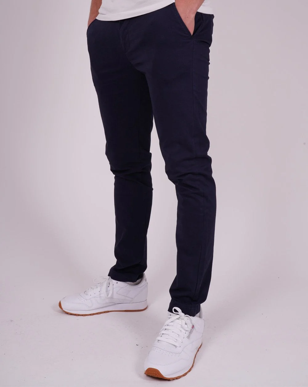 Luke Alpa Chino Trousers Dark Navy