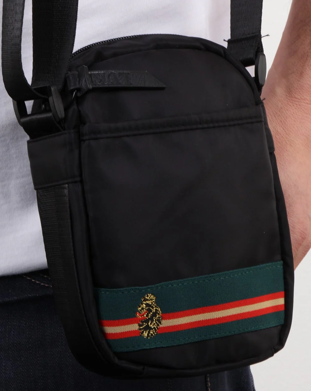 Luke Ennis Cross Body Bag Black - Image 2