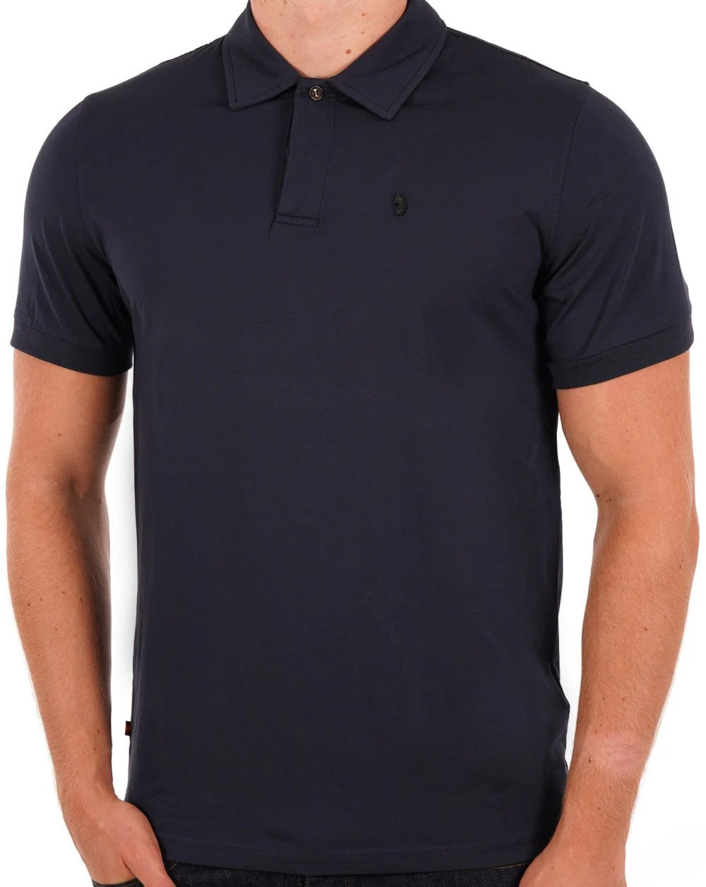 Luke Hong Kong Jersey Polo Dark Navy