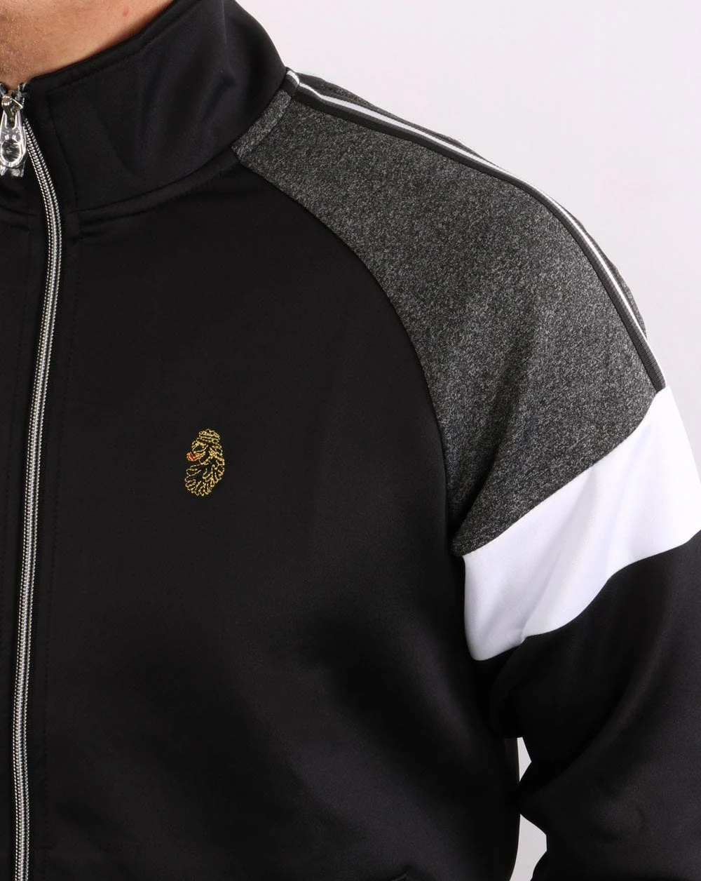 Luke Kas Track Top Black - Image 2