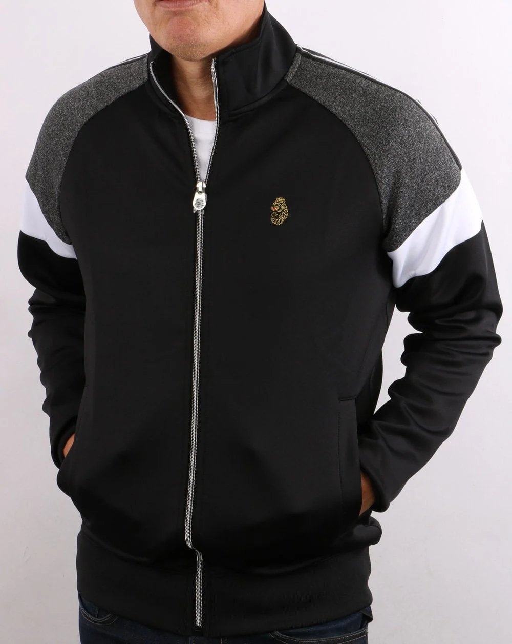 Luke Kas Track Top Black - Image 3