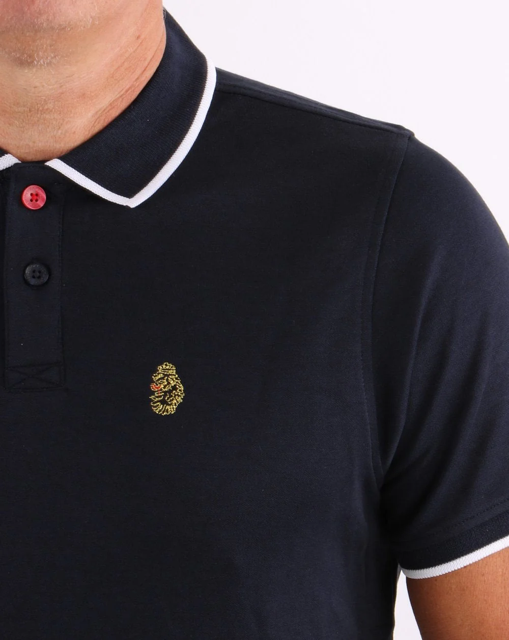 Luke Meadtastic Polo Shirt Dark Navy - Image 4