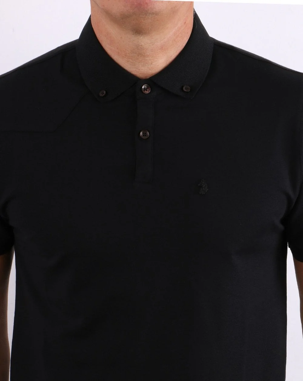 Luke New Bil Polo Shirt Black - Image 2