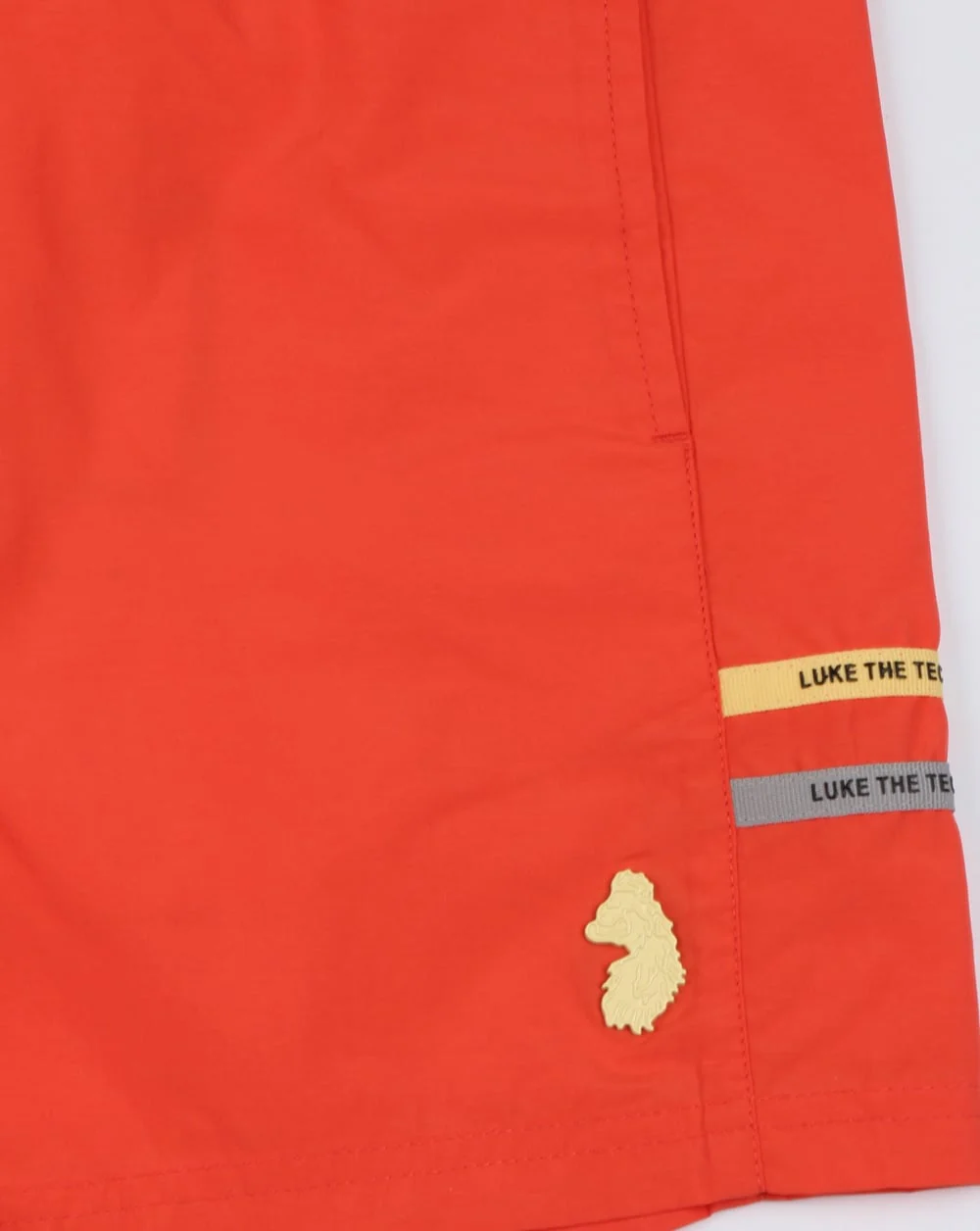 Luke Ragy Thigh Length Swim Shorts Coral - Image 2
