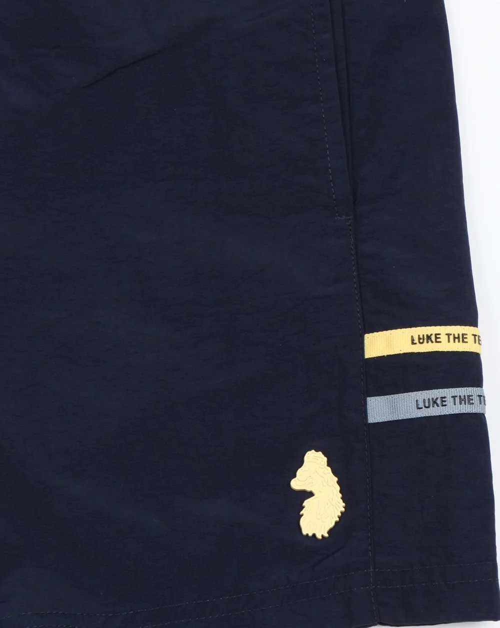 Luke Ragy Thigh Length Swim Shorts Navy - Image 2
