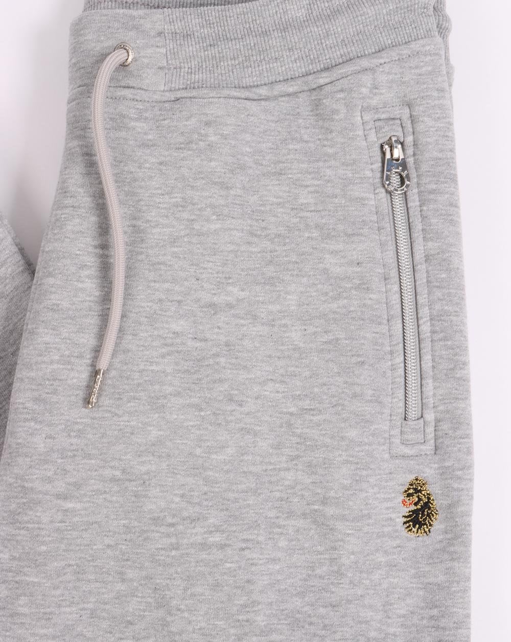Luke Rome Joggers Mid Marl Grey - Image 3