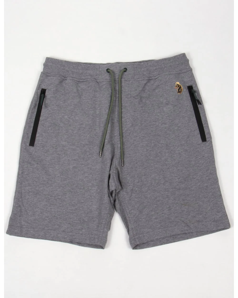 Luke Silver Jogger Shorts Light Grey Marl