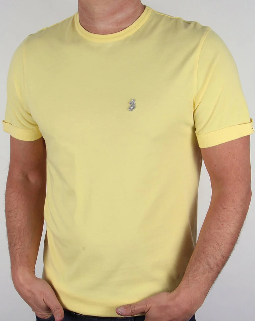 Luke Skinny Charmers T-shirt Powder Lemon