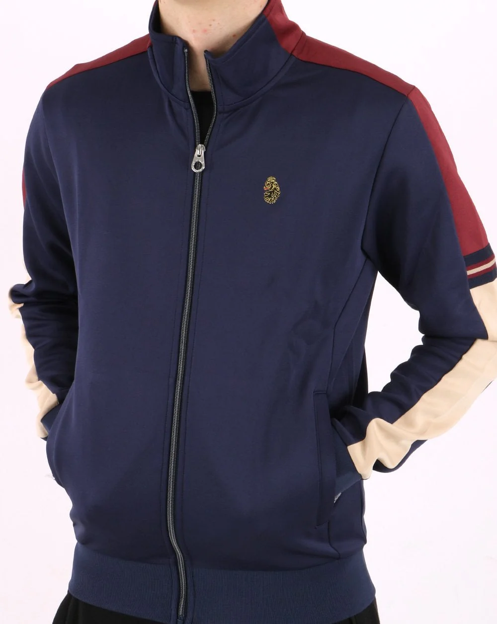 Luke Sport Breeze Track Top Navy - Image 3