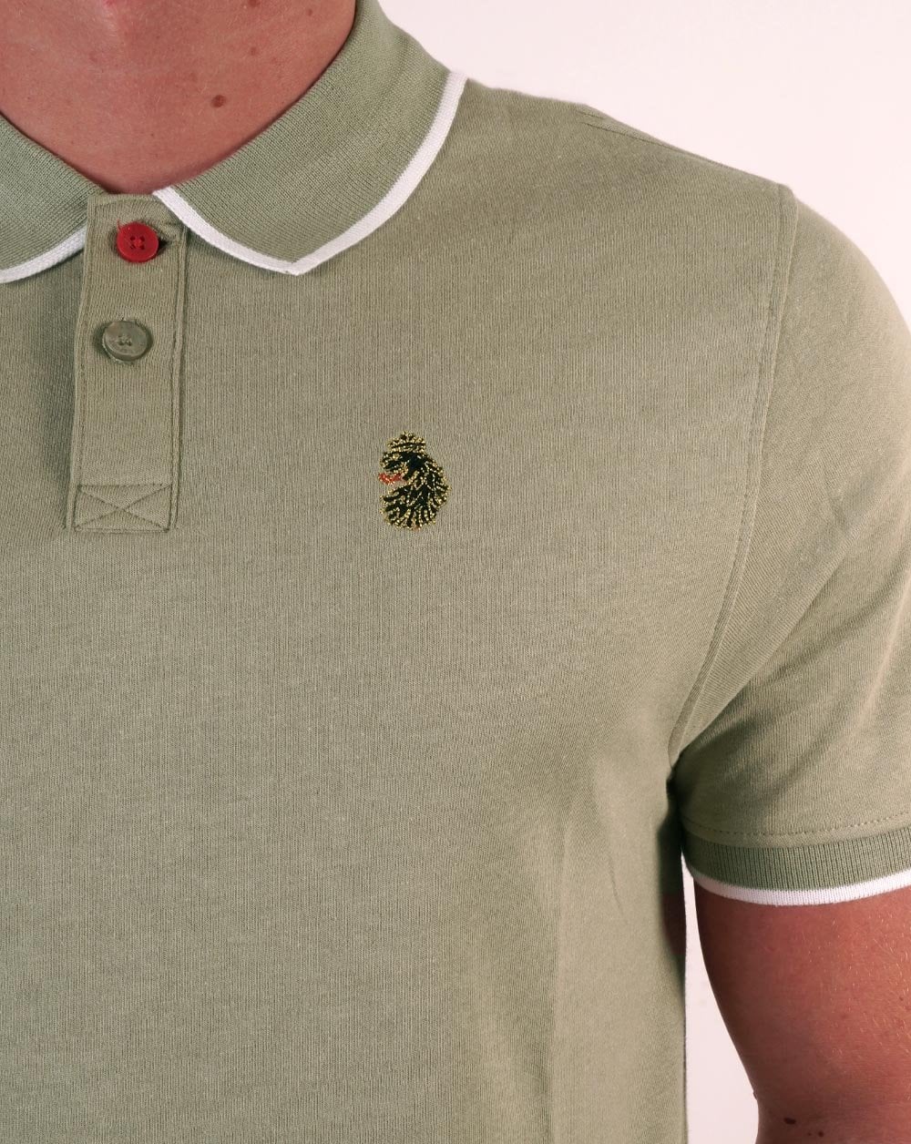 Luke Sport Meadtastic Polo Shirt Fig Green - Image 2