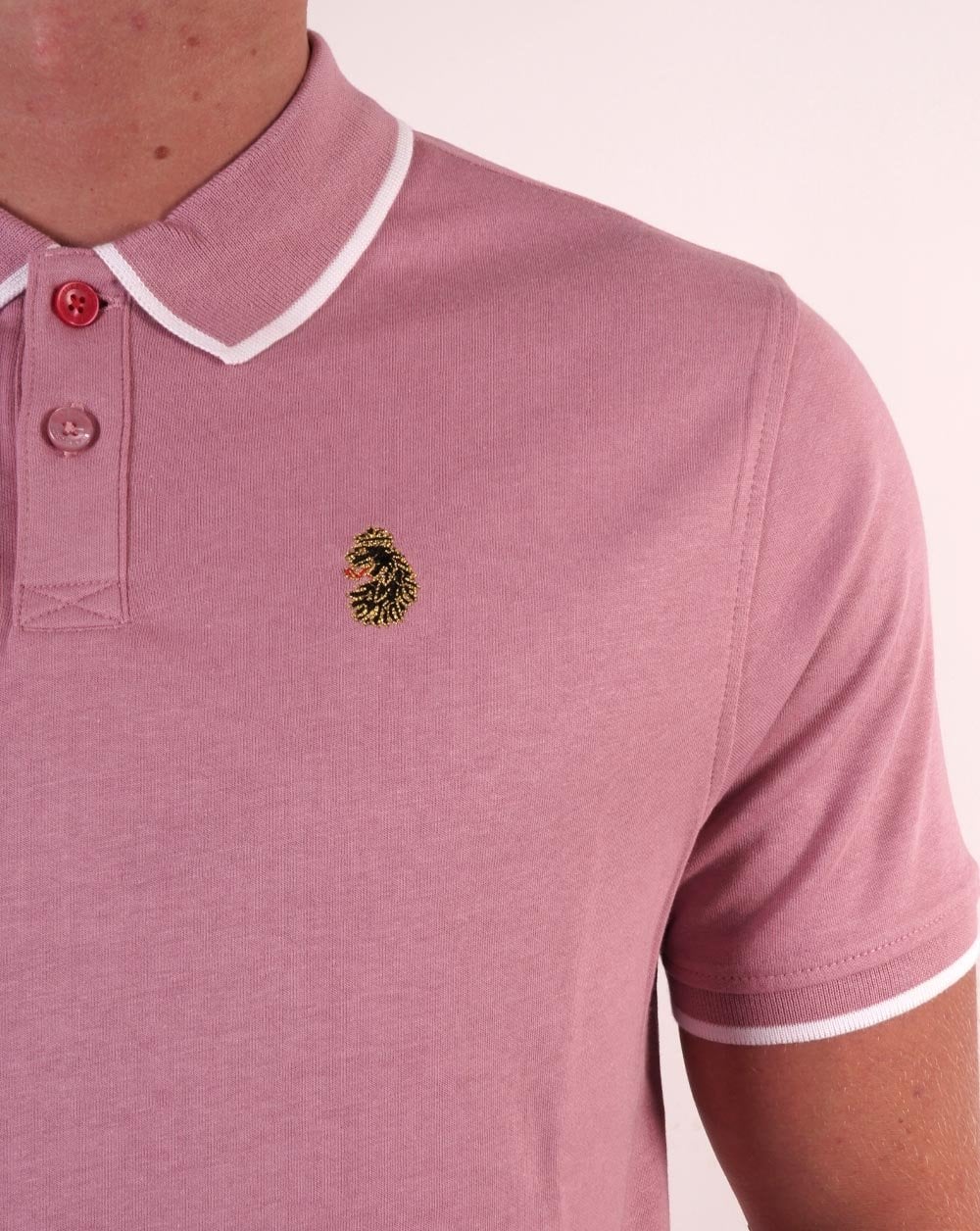 Luke Sport Meadtastic Polo Shirt Pink - Image 2
