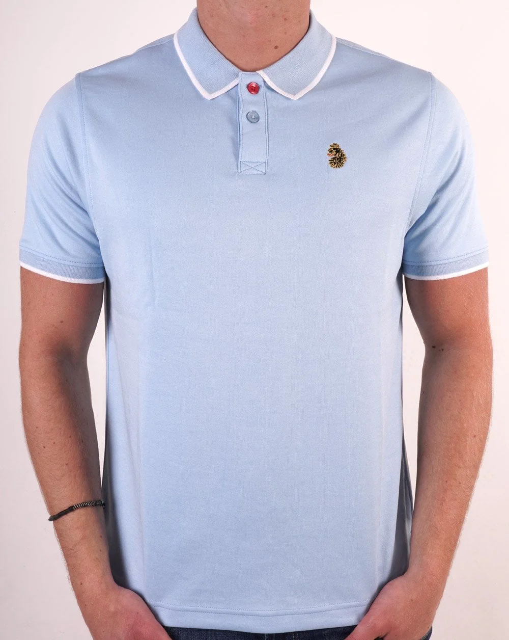 Luke Sport Meadtastic Polo Shirt Sky Blue