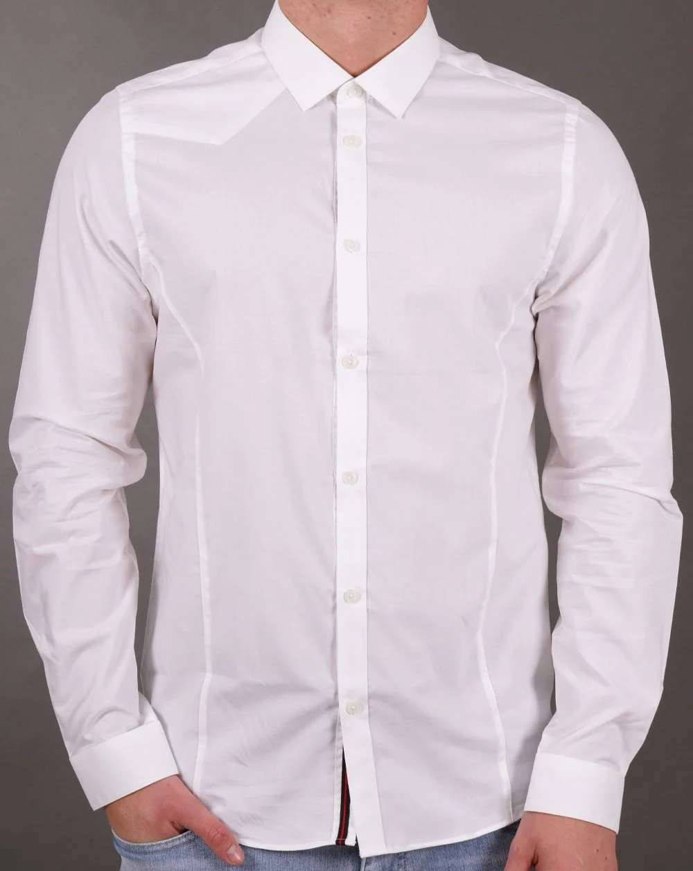 Luke The Butchers Pencil Shirt White - Image 2