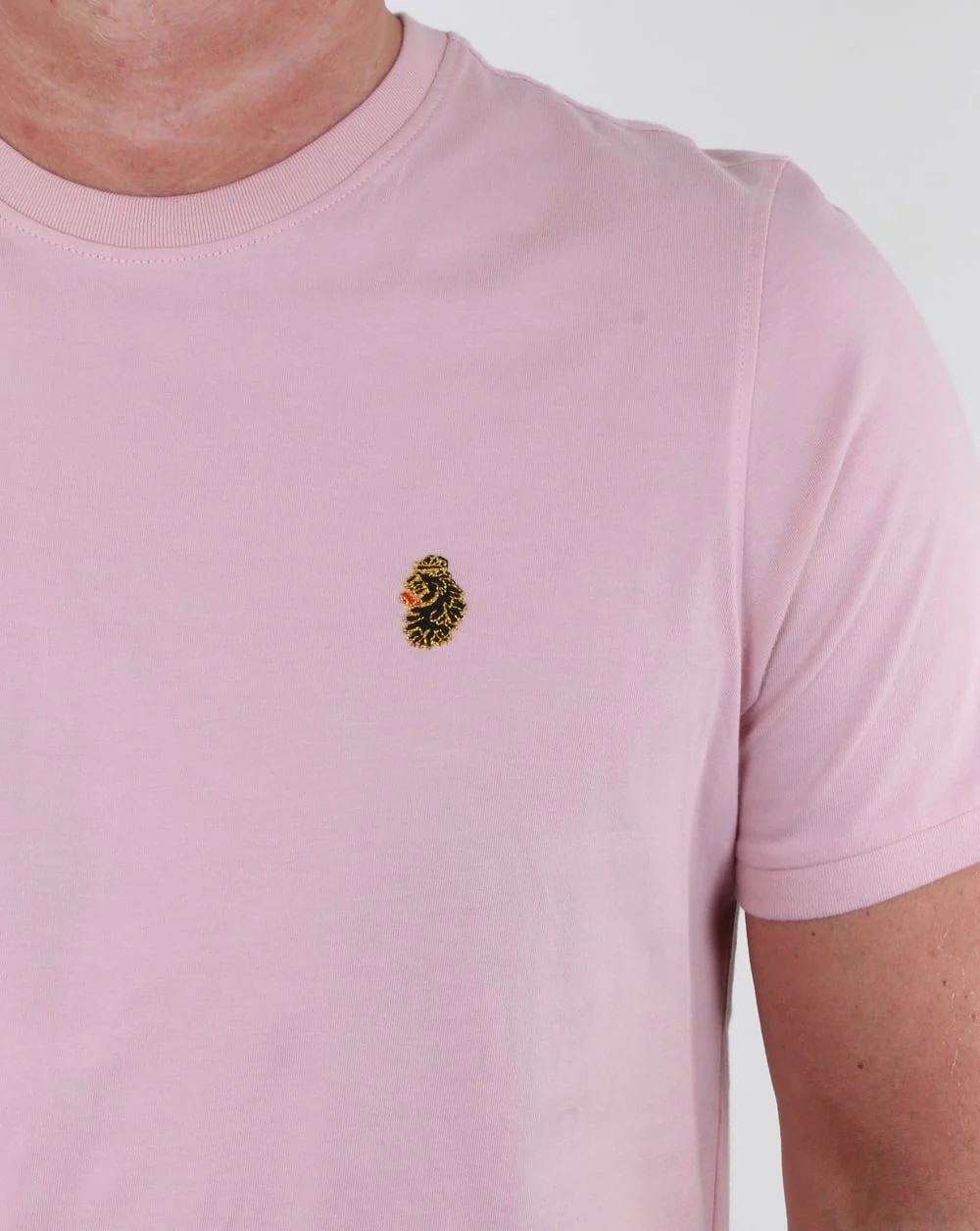 Luke Traff T Shirt Pink - Image 2