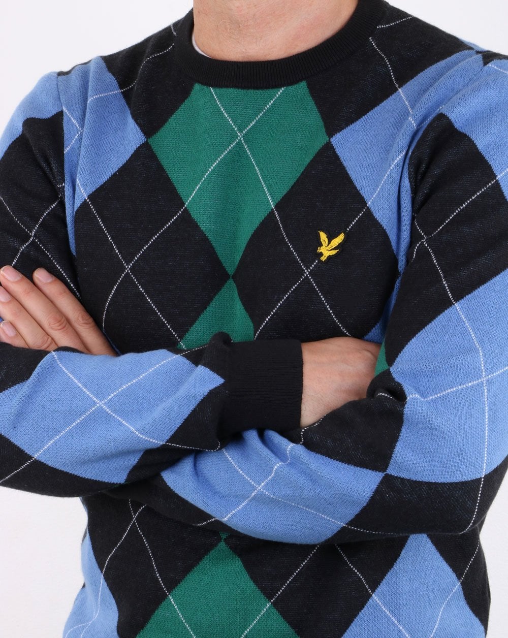 Lyle And Scott Argyle Diamond Jumper - Image 3