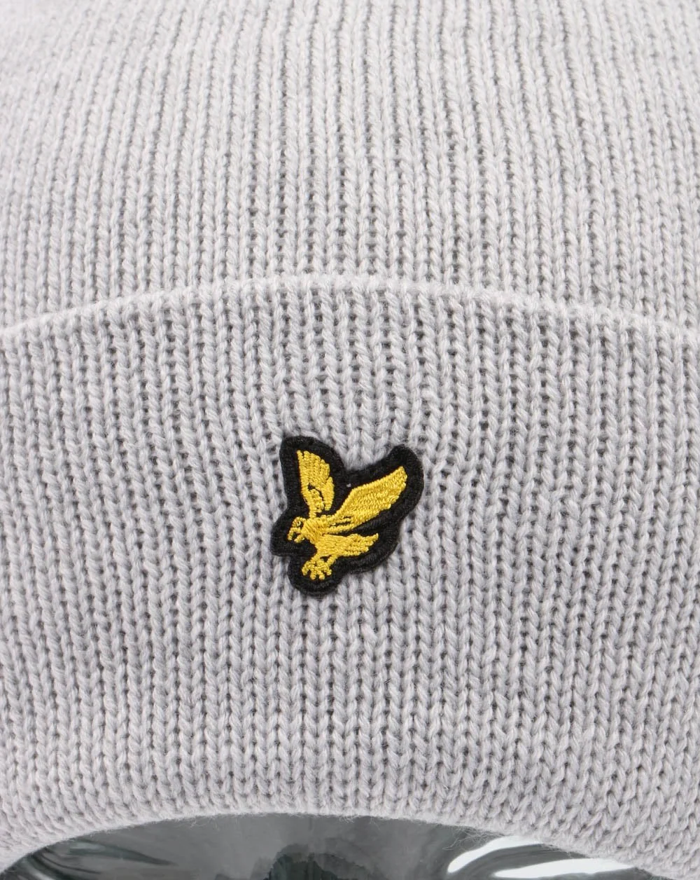 Lyle And Scott Bobble Hat Beanie Light Grey Marl - Image 2