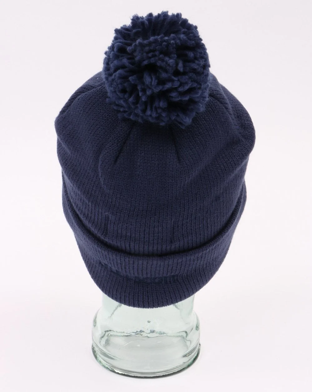 Lyle And Scott Bobble Hat Beanie Navy - Image 3