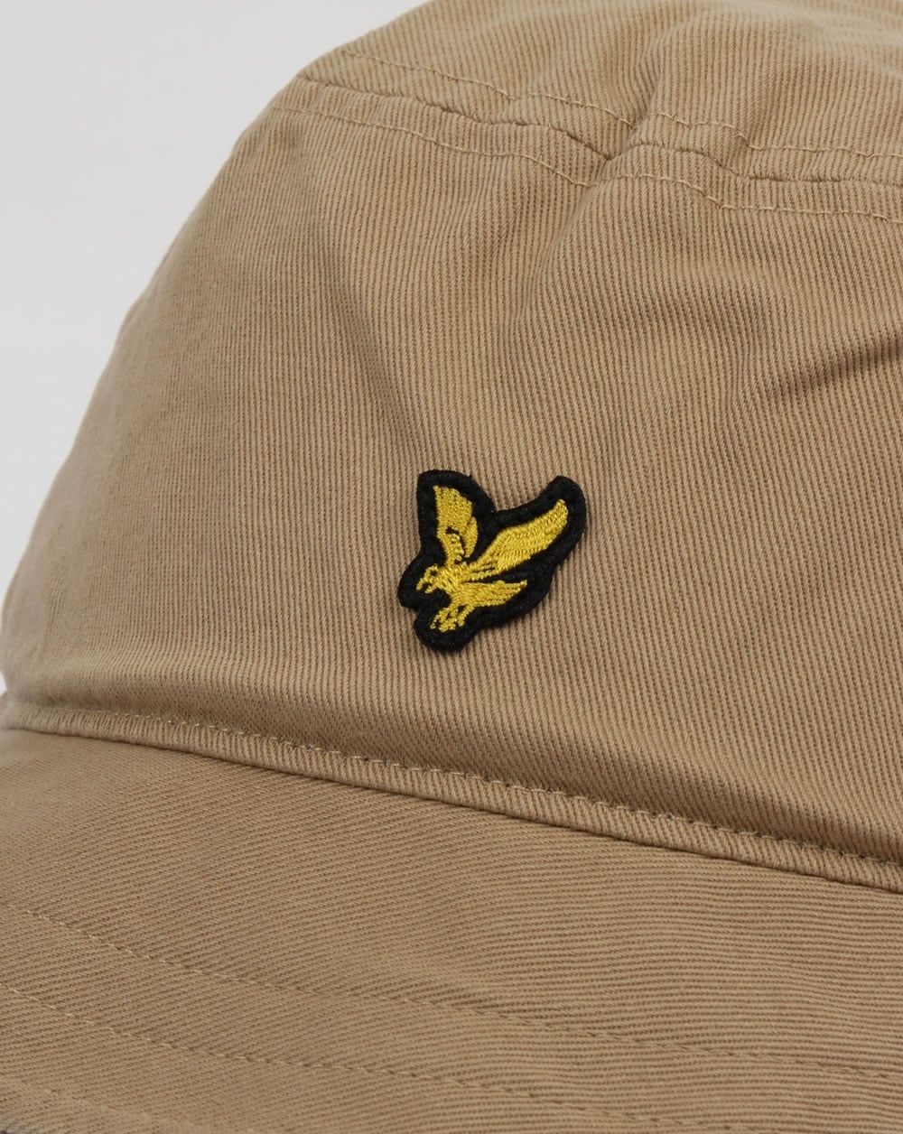 Lyle And Scott Bucket Hat Dark Sand - Image 2