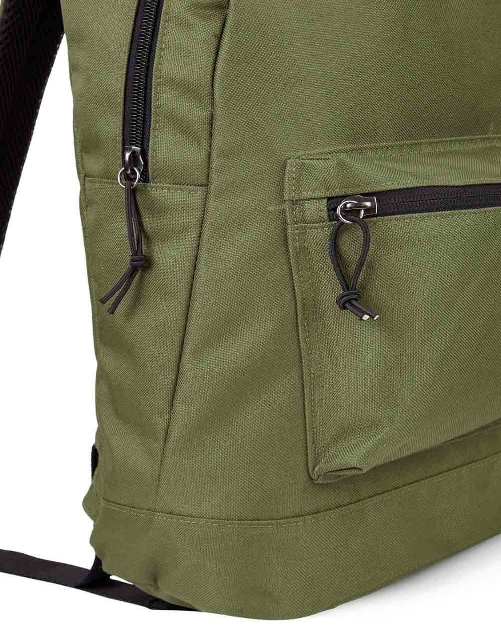 Lyle And Scott Colour Backpack Woodland Green - Image 3