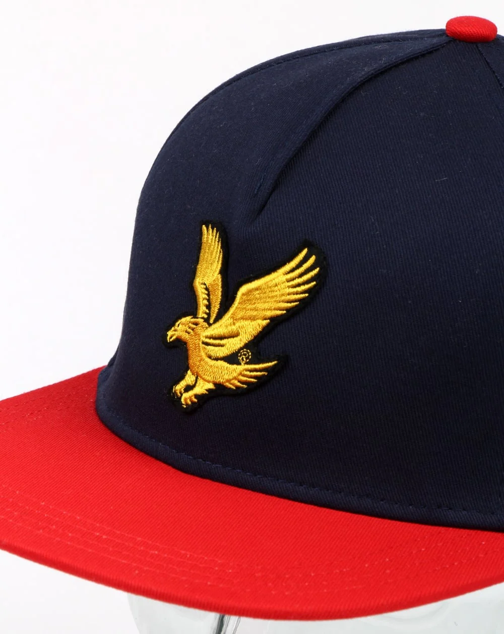 Lyle And Scott Colour Block Baseball Cap Dark Navy/poppy - Image 2