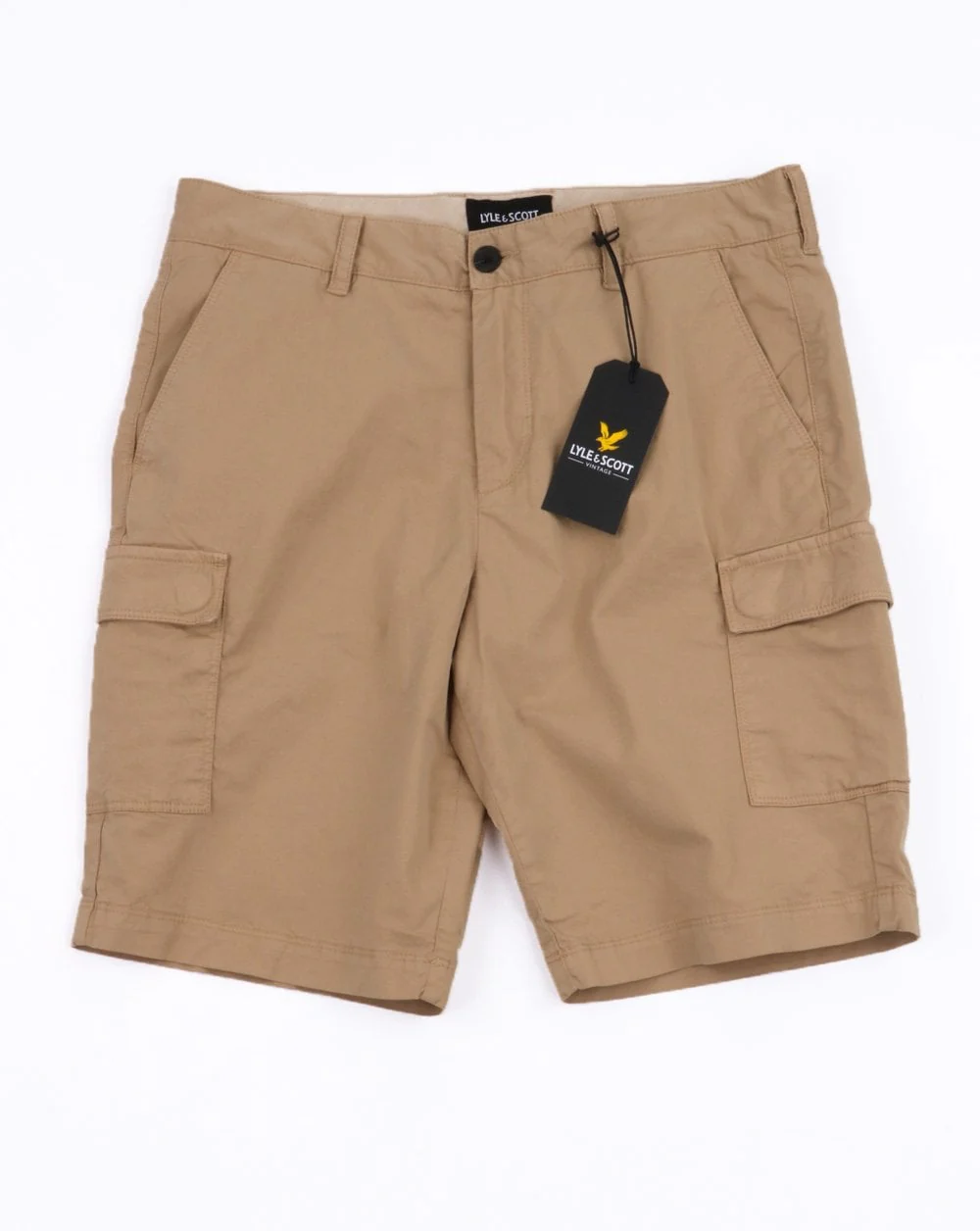 Lyle And Scott Combat Cargo Shorts Stone