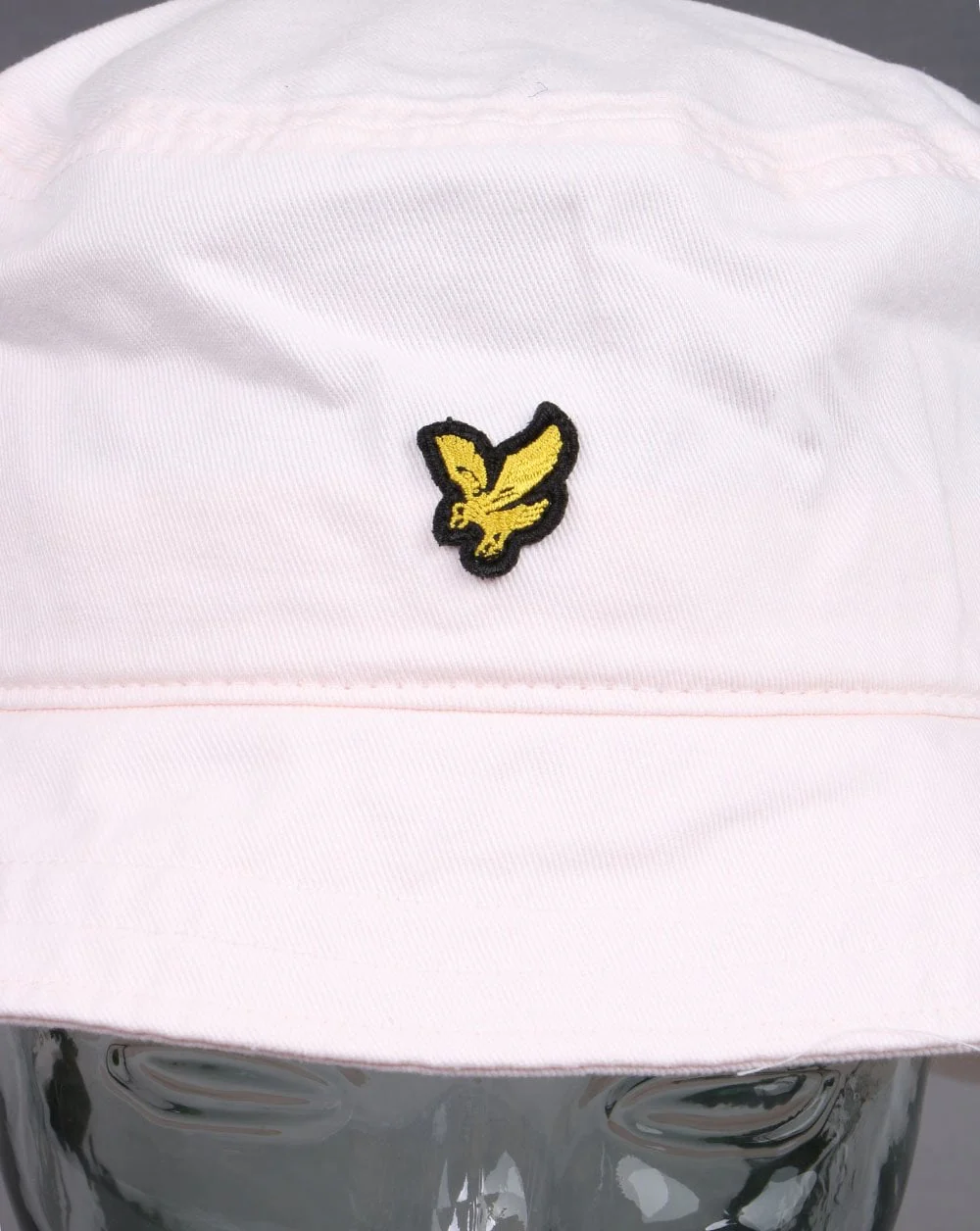 Lyle And Scott Cotton Twill Bucket Hat Pastel Pink - Image 2