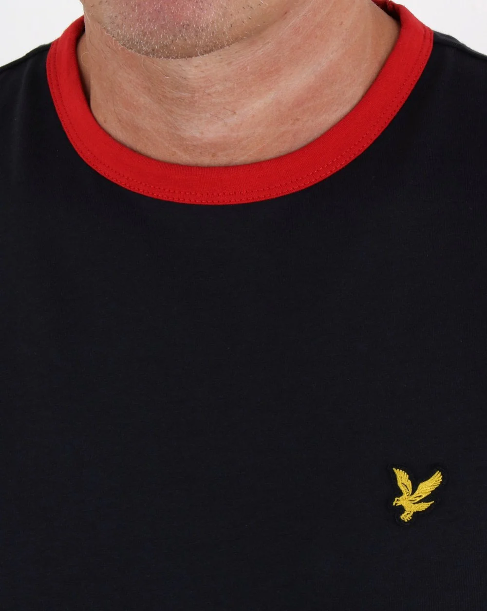 Lyle And Scott Country Ringer T Shirt Black - Image 2