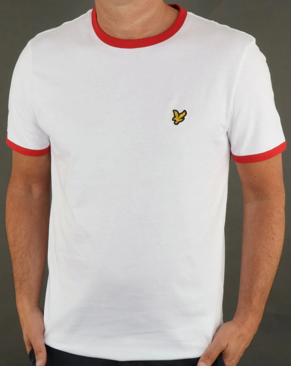 Lyle And Scott Country Ringer T Shirt White