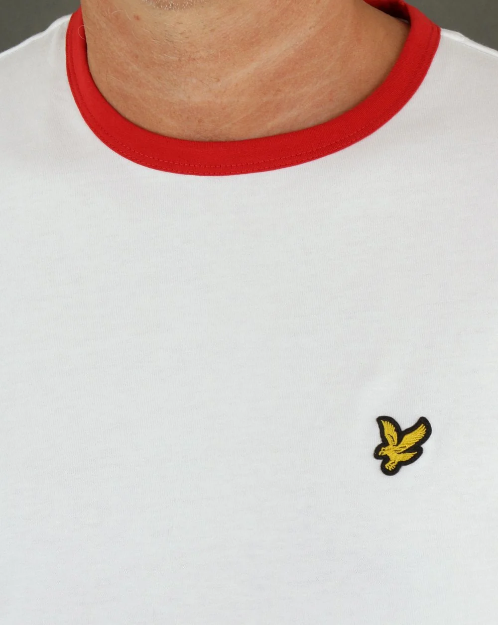 Lyle And Scott Country Ringer T Shirt White - Image 2