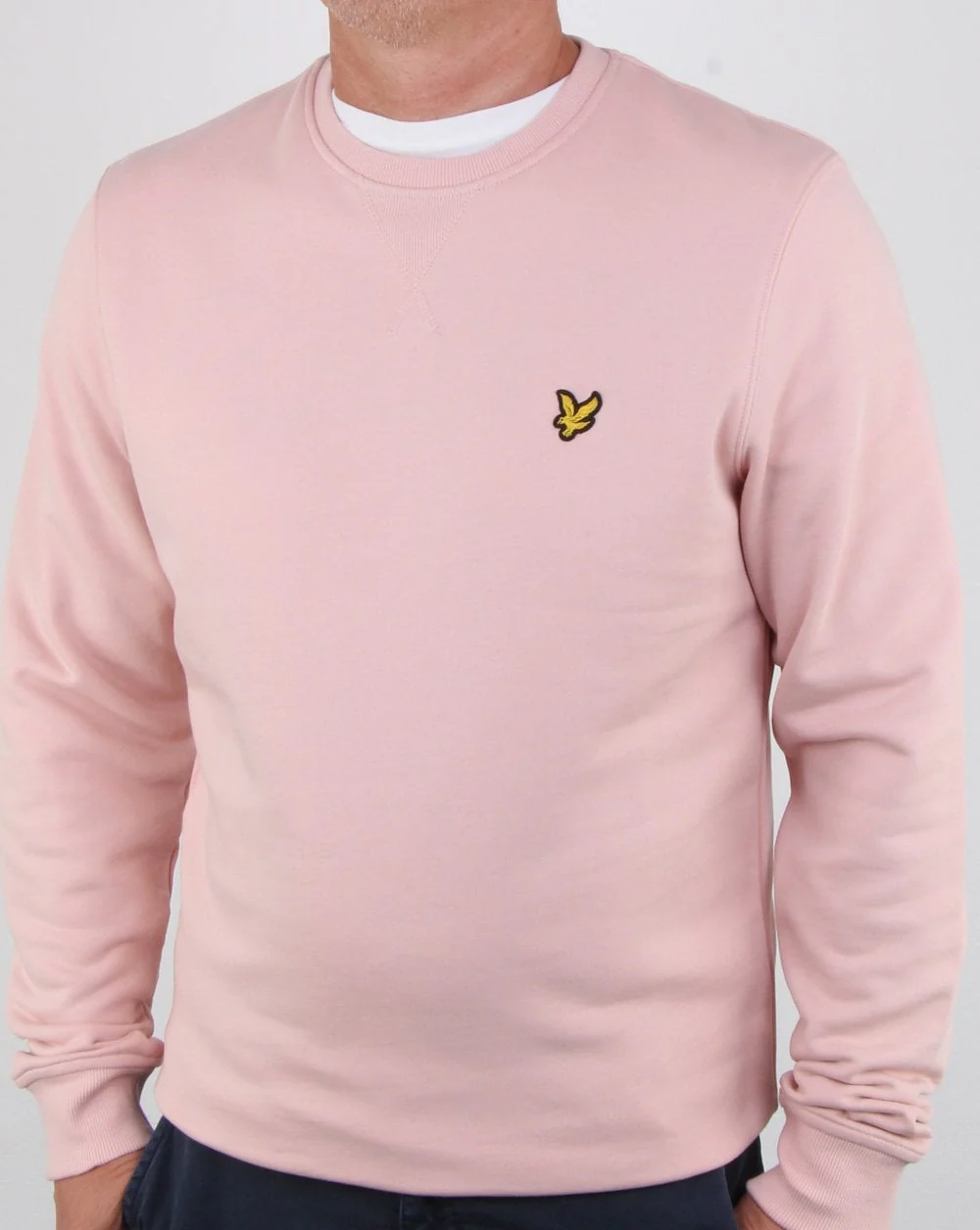 Lyle And Scott Crew Neck Sweatshirt Dusty Pink