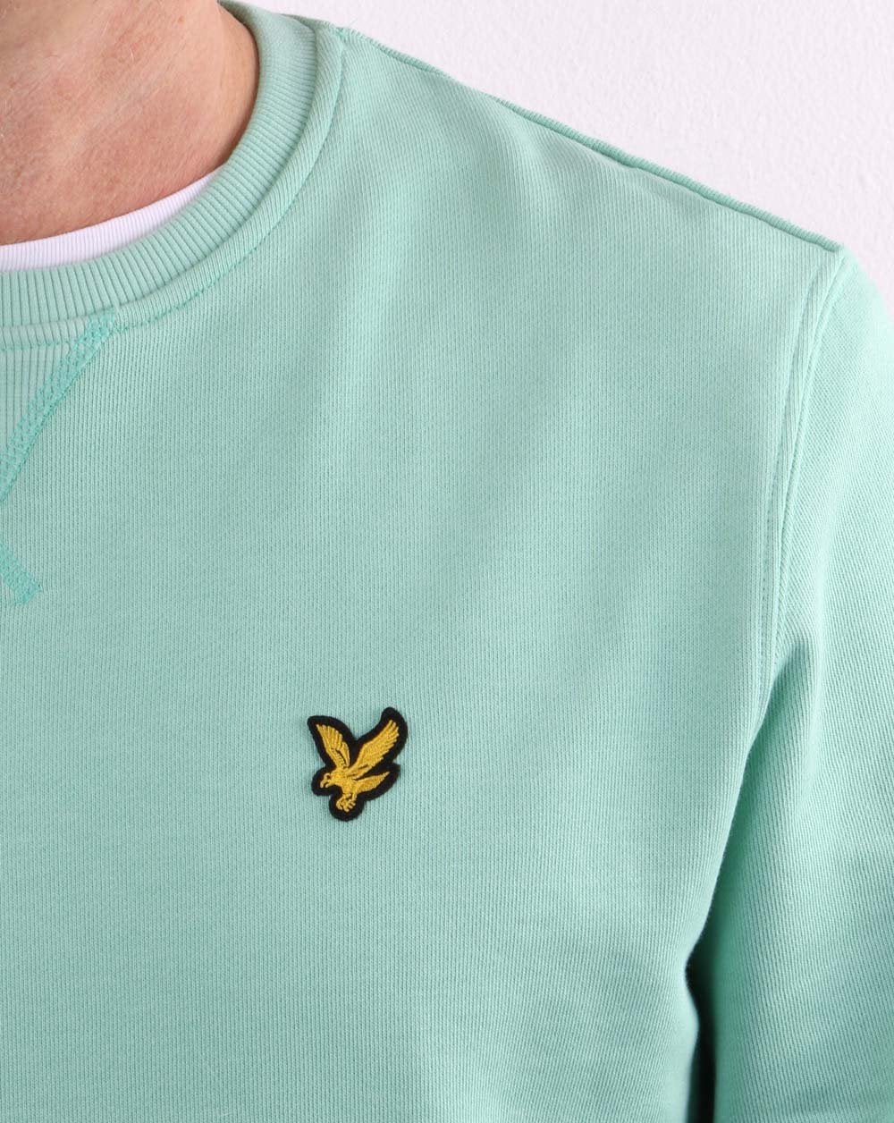 Lyle And Scott Crew Neck Sweatshirt Mint - Image 2