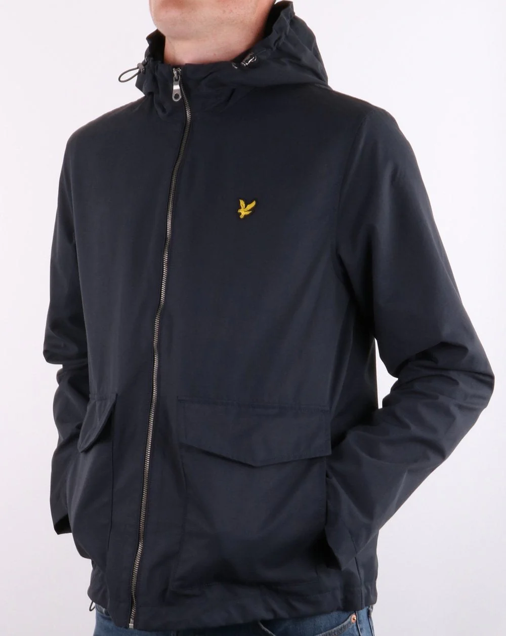 Lyle And Scott Double Pocket Jacket Dark Navy - Image 3