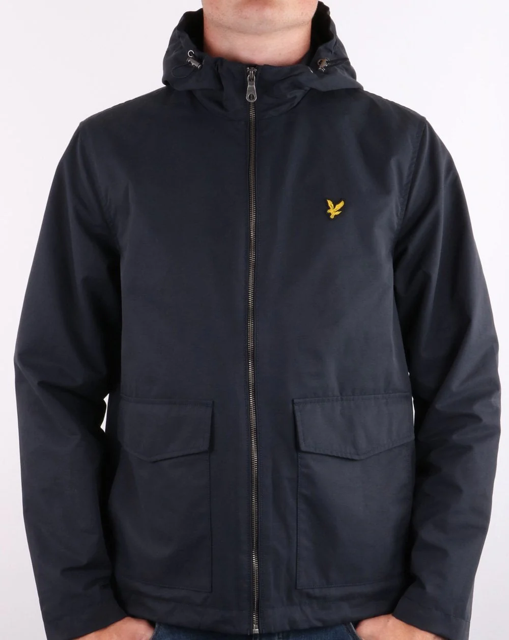 Lyle And Scott Double Pocket Jacket Dark Navy - Image 4