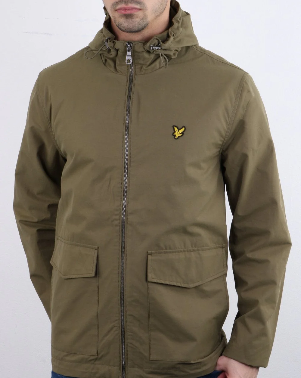 Lyle And Scott Double Pocket Jacket Khaki