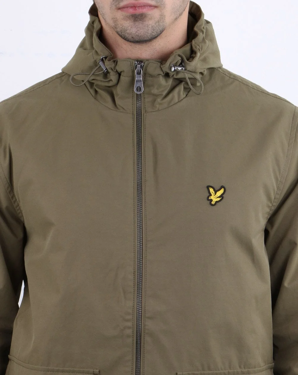 Lyle And Scott Double Pocket Jacket Khaki - Image 4