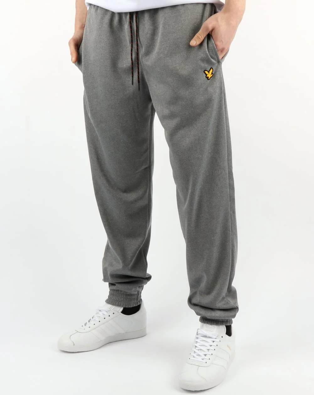 Lyle And Scott Fitness Hislop Fleece Track Pants Grey Marl