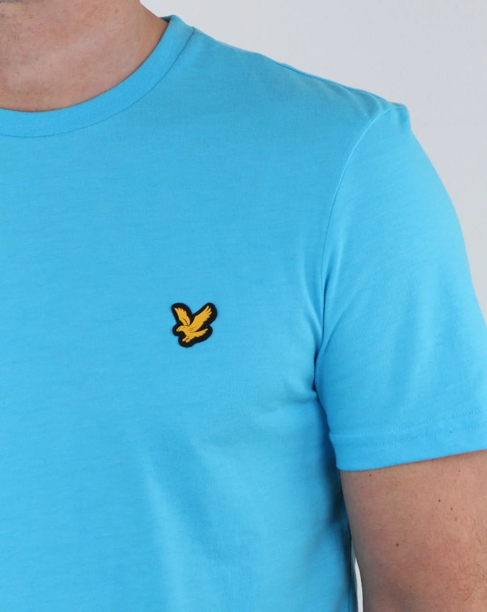 Lyle And Scott Fitness Martin T Shirt Crisp Blue - Image 2