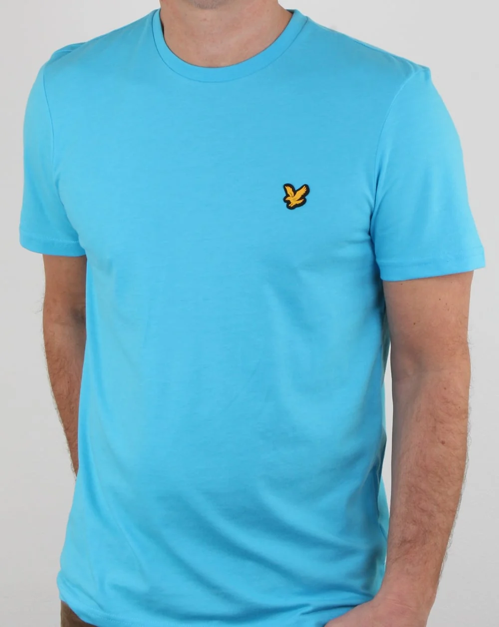 Lyle And Scott Fitness Martin T Shirt Crisp Blue - Image 3