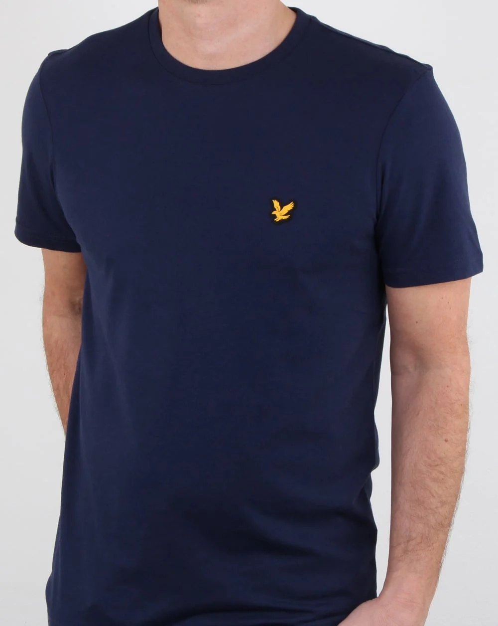 Lyle And Scott Fitness Martin T Shirt Navy - Image 3