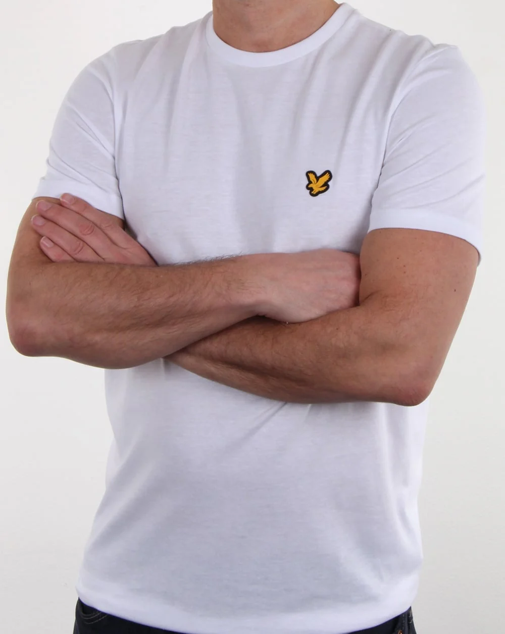 Lyle And Scott Fitness Martin T Shirt White - Image 3