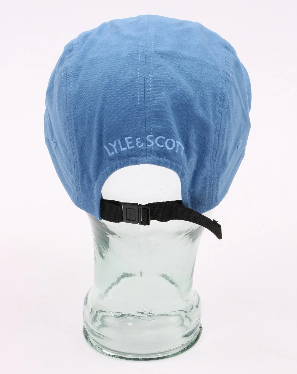 Lyle And Scott Five Panel Cap Blue - Image 3