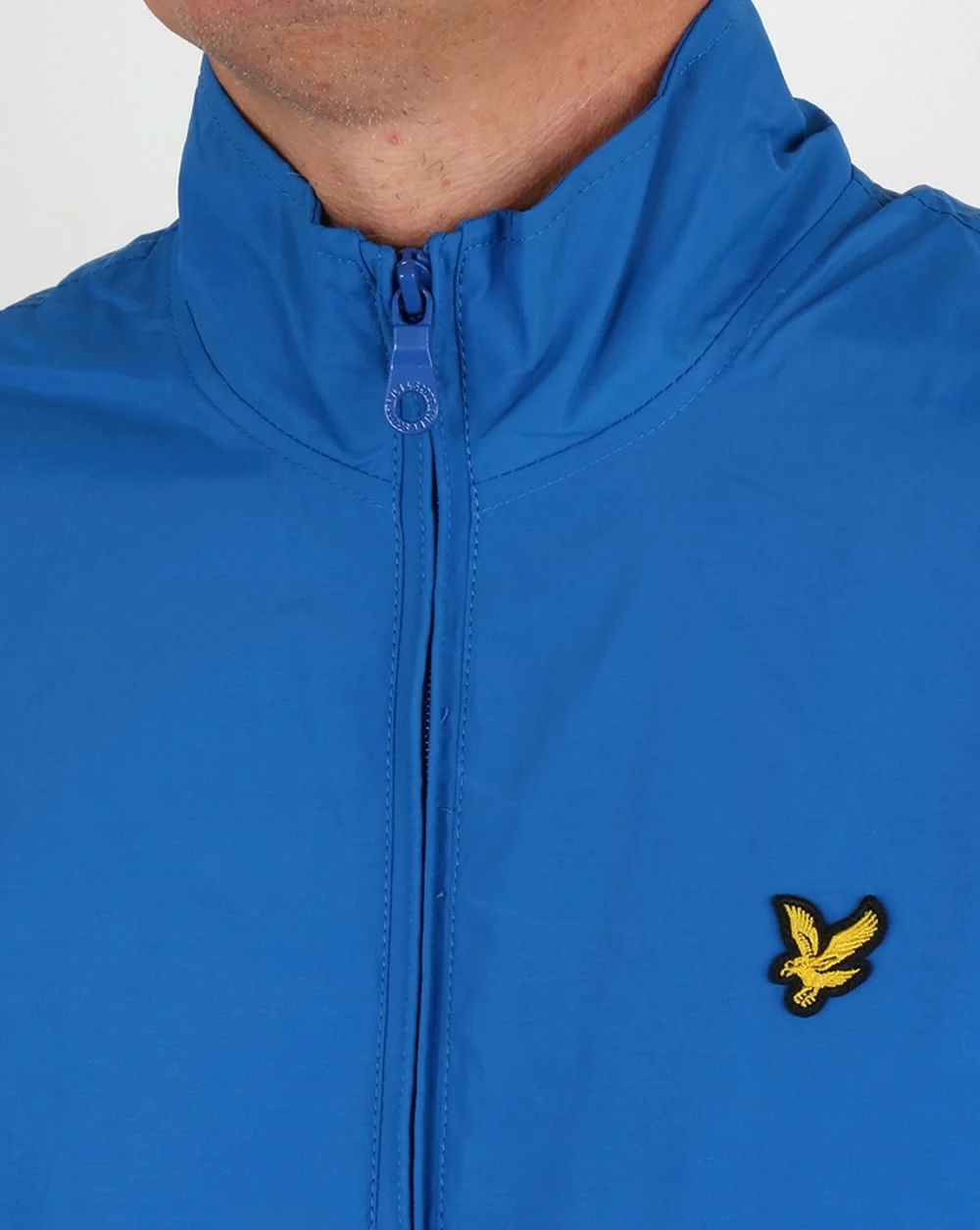 Lyle And Scott Funnel Neck Jacket Lake Blue - Image 2
