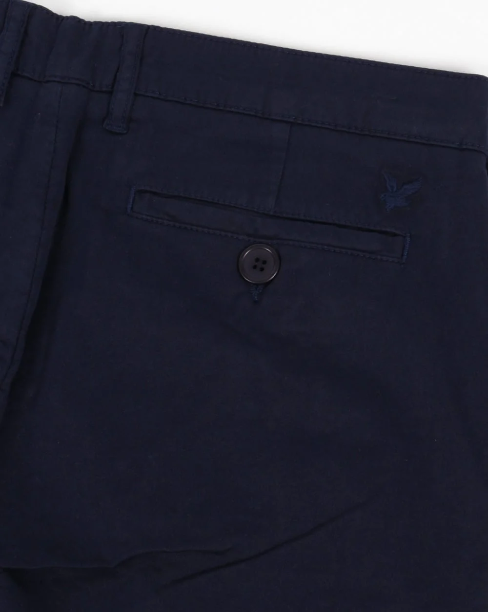 Lyle And Scott Garment Dye Shorts Navy - Image 3