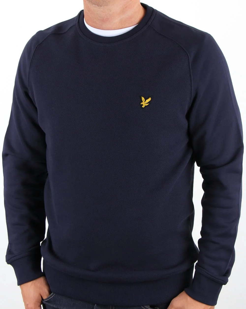 Lyle And Scott Honeycomb Sweatshirt Navy